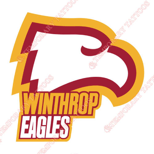 Winthrop Eagles Customize Temporary Tattoos Stickers NO.7016